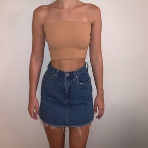 Urban Outfitters Beige Tube Top